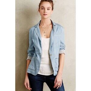 Women’s Pilcro Anthropologie Jean blazer Jacket XS Casual Business Versatile